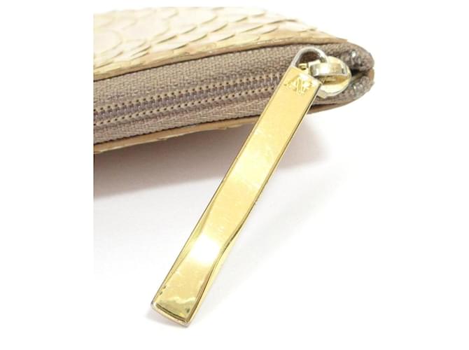 Autre Marque Portafoglio lungo ATAO limo Python Beige - vista 20