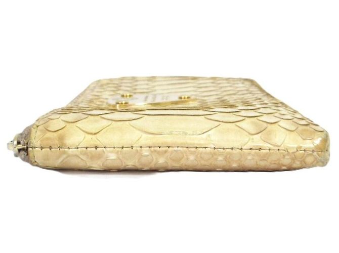 Autre Marque Portafoglio lungo ATAO limo Python Beige - vista 4