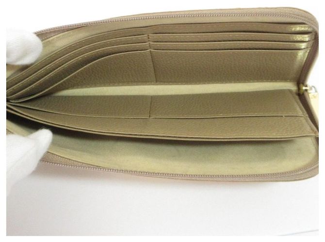 Autre Marque Portafoglio lungo ATAO limo Python Beige - vista 9