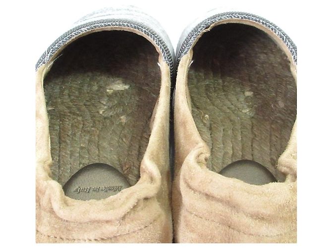 Autre Marque Brunello Cucinelli Monile Espadrille Slip-on Sneaker in scamoscio Marrone - vista 6