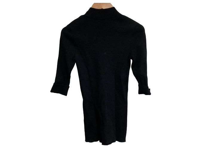Autre Marque Rippstrick-Oberteil BLUE LABEL CRESTBRIDGE Schwarz - Ansicht 2