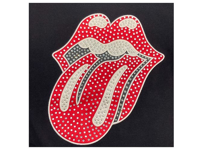 Autre Marque Hysteric Glamour Rolling Stones Studs Strickpullover Schwarz - Ansicht 6