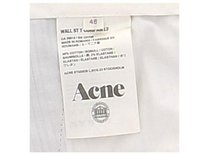 Acne Pantalone in velluto blu navy - vista 5