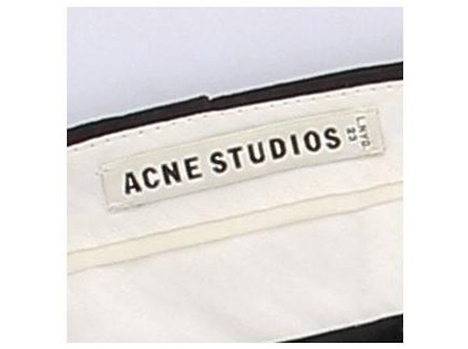 Acne Pantalone in velluto blu navy - vista 6