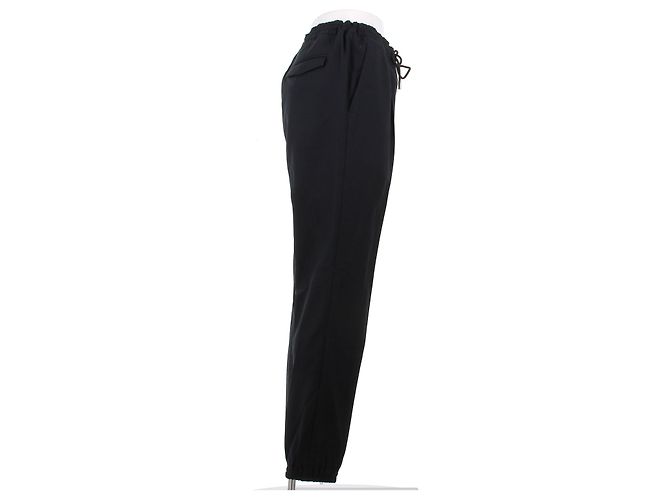 Dior Marineblaue Wollhose mit elastischem Bund - Ansicht 3