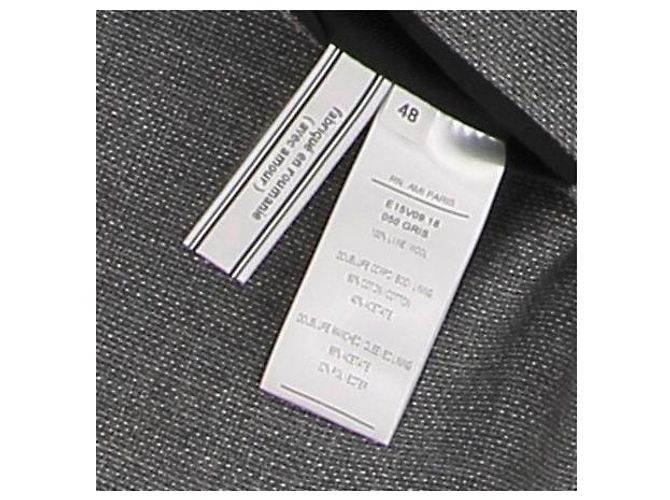 Ami Grey Wool Blazer - view 6