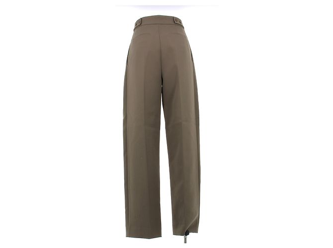 Autre Marque Pantalone beige con pinces - vista 2