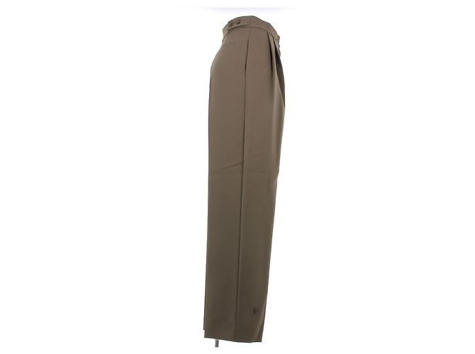 Autre Marque Pantalone beige con pinces - vista 3