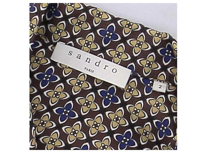 Sandro Bedruckte Bluse Polyester M Mehrfarben - Ansicht 6