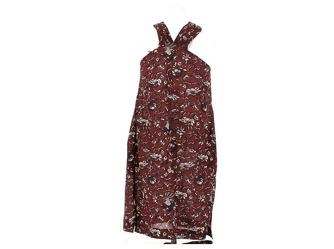Vestido Aba Isabel Marant Etoile Rojo de Algodón Talla 36 Roja - vista 2