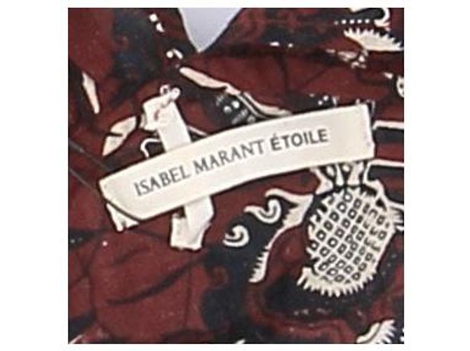 Vestido Aba Isabel Marant Etoile Rojo de Algodón Talla 36 Roja - vista 5