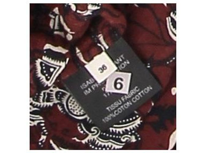 Vestido Aba Isabel Marant Etoile Rojo de Algodón Talla 36 Roja - vista 6