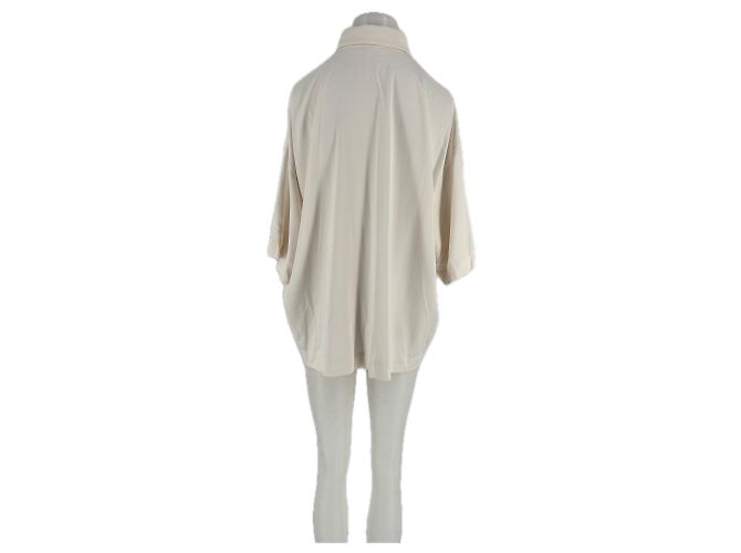 Autre Marque Camicia oversize a maniche corte Beige - vista 2