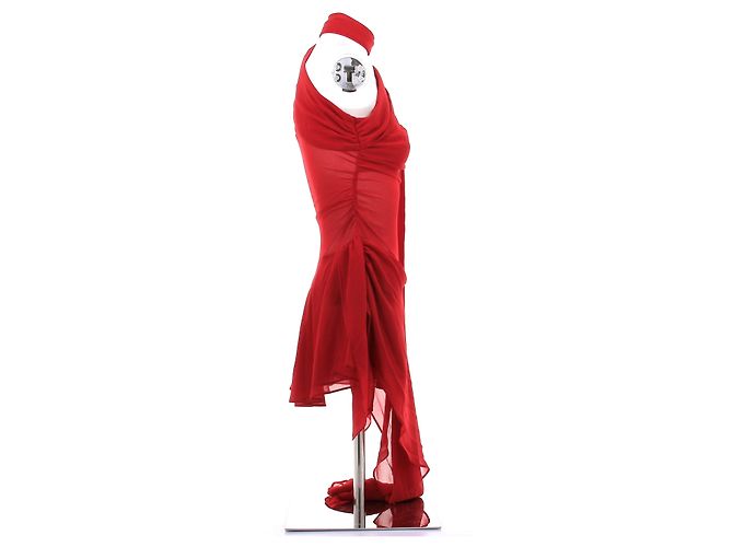 Autre Marque Kleid CYRIELLE in Rot - Ansicht 3