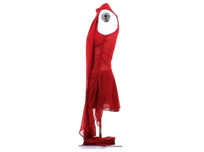 Autre Marque Kleid CYRIELLE in Rot - Ansicht 4