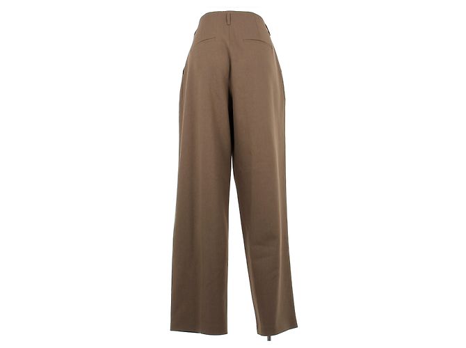 Autre Marque Pantalón de pinzas marrón Castaño - vista 2