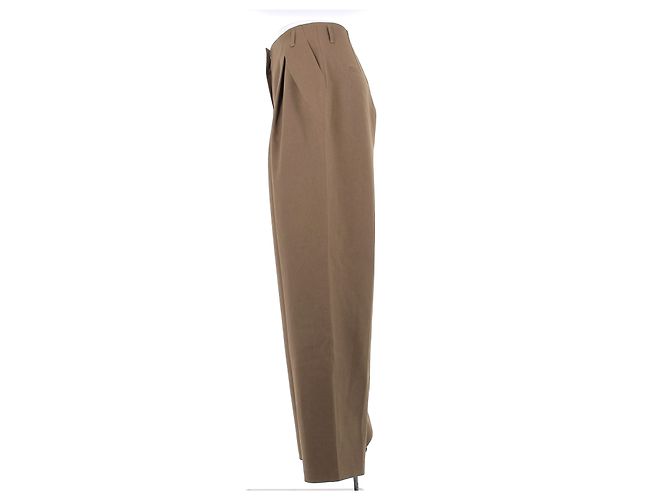 Autre Marque Pantalón de pinzas marrón Castaño - vista 3