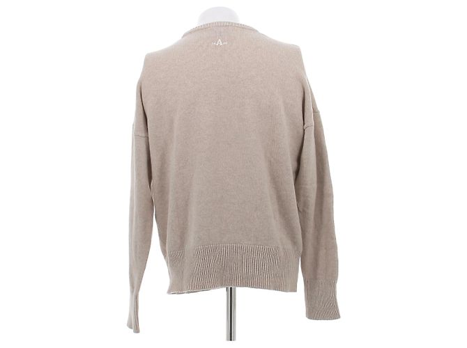 Autre Marque Pull en cachemire beige - view 2