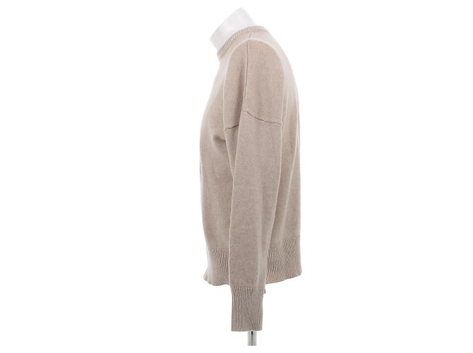 Autre Marque Pull en cachemire beige - view 4