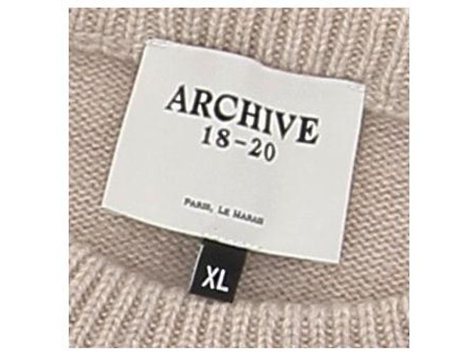 Autre Marque Pull en cachemire beige - view 5