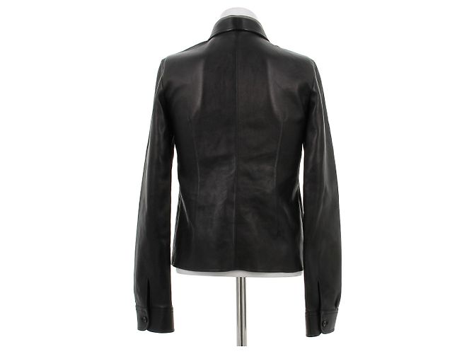 Fendi Lederjacke Schwarz - Ansicht 2