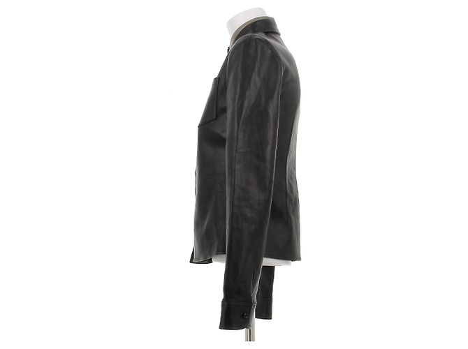 Fendi Lederjacke Schwarz - Ansicht 3