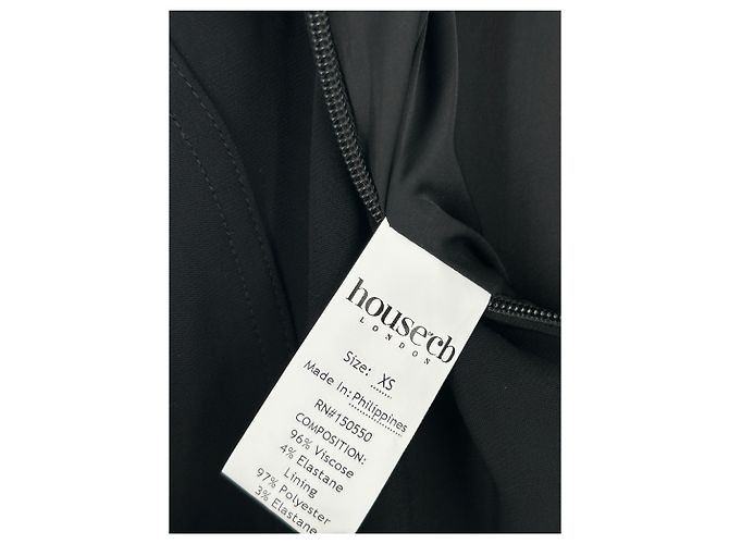 Autre Marque House of CB Langer schwarzer Rock - Ansicht 4