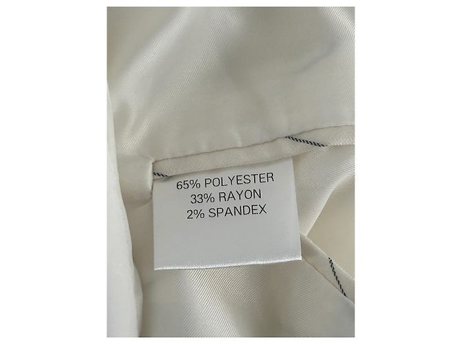 Autre Marque Blazer blanco a rayas - vista 6
