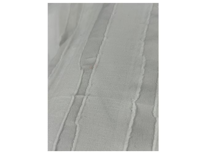 Autre Marque Camiseta de seda blanca LOULOU STUDIO Blanco - vista 7