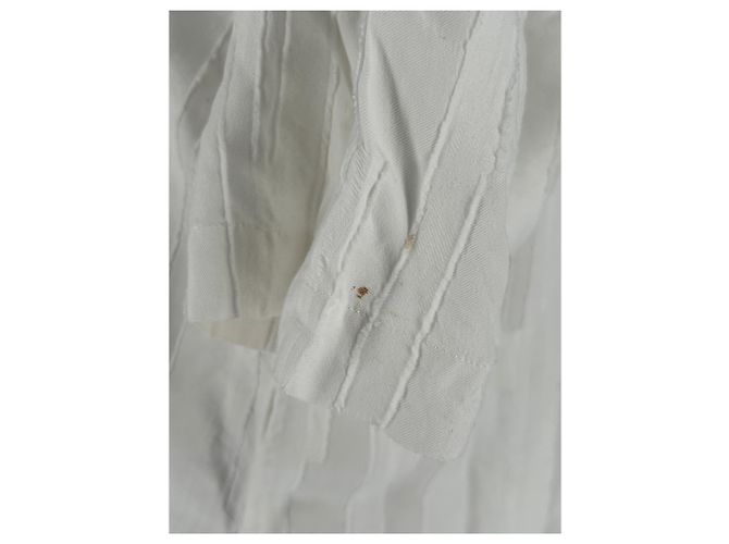 Autre Marque Camiseta de seda blanca LOULOU STUDIO Blanco - vista 8