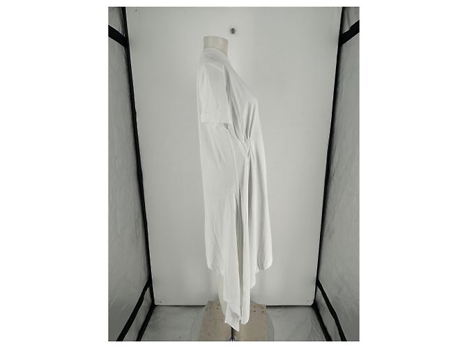 Autre Marque T-shirt blanc asymétrique IGARI - vue 3