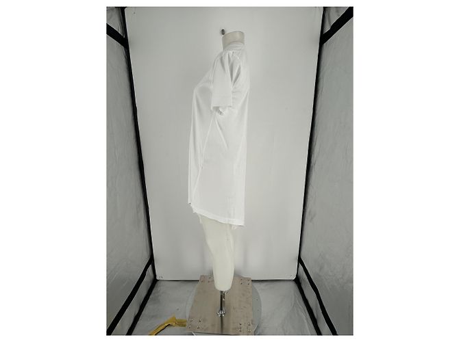 Autre Marque T-shirt blanc asymétrique IGARI - vue 4