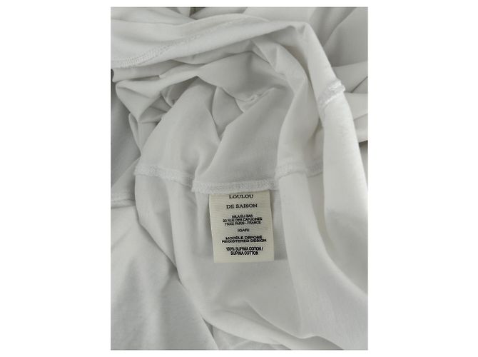 Autre Marque T-shirt blanc asymétrique IGARI - vue 6
