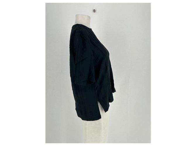 Autre Marque Camiseta de seda negra LOULOU STUDIO Negro - vista 3