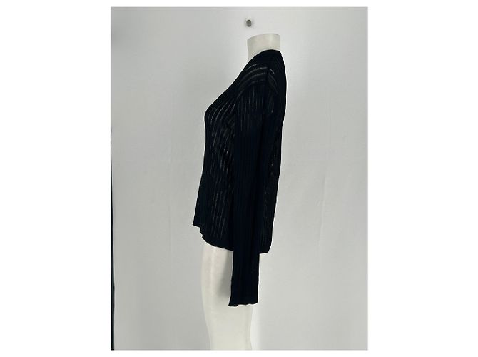 Autre Marque Jersey HEDORA semitransparente Negro - vista 3