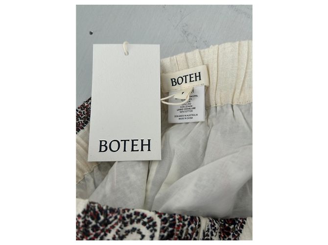 Autre Marque Short de linho Cassia BOTEH Bege - vista 3