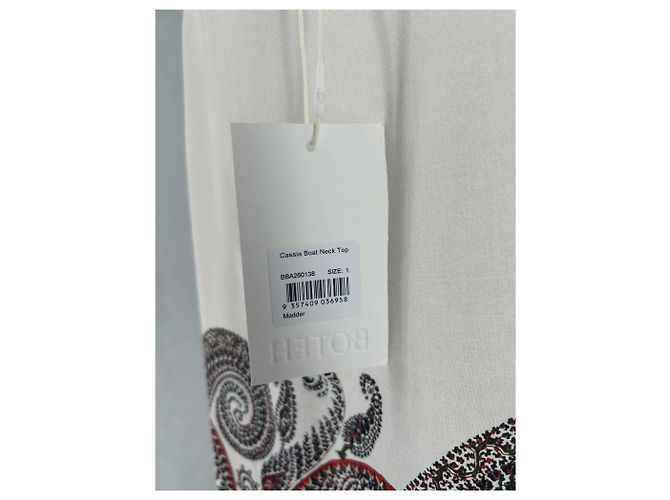 Autre Marque Top de cuello barco Cassia Beige - vista 6