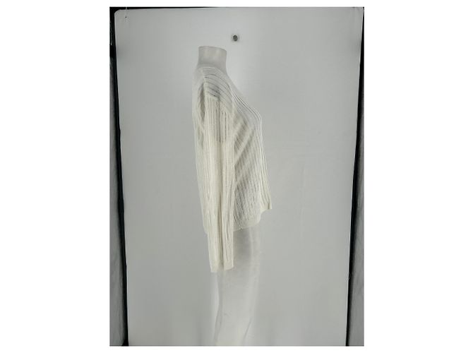 Autre Marque Jersey HEDORA semitransparente Blanco - vista 3