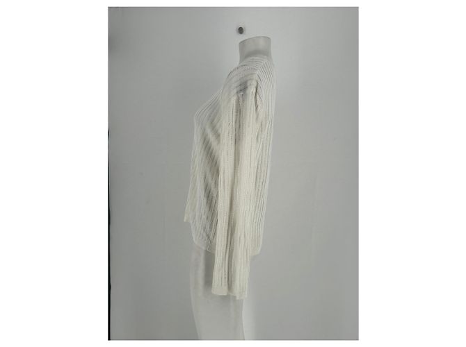 Autre Marque Jersey HEDORA semitransparente Blanco - vista 4