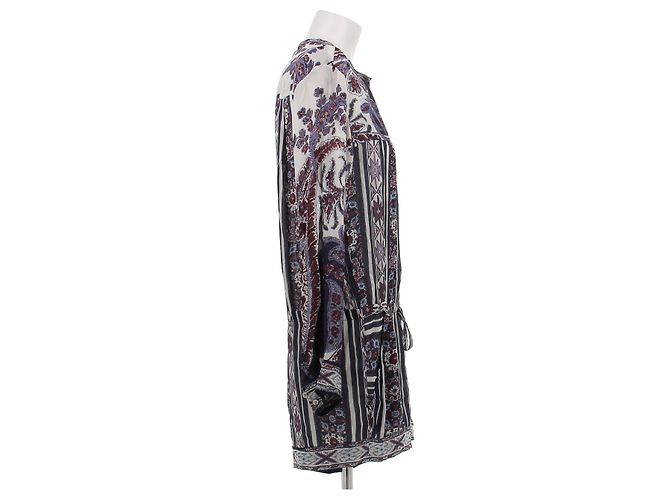 Isabel Marant Etoile Mono corto con estampado floral Púrpura - vista 3