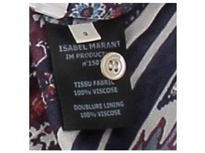 Isabel Marant Etoile Mono corto con estampado floral Púrpura - vista 5