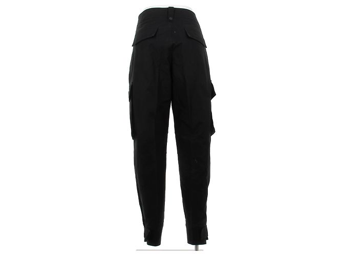 Pantaloni cargo Dior neri in cotone Nero - vista 2