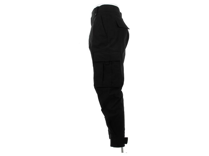 Pantaloni cargo Dior neri in cotone Nero - vista 4