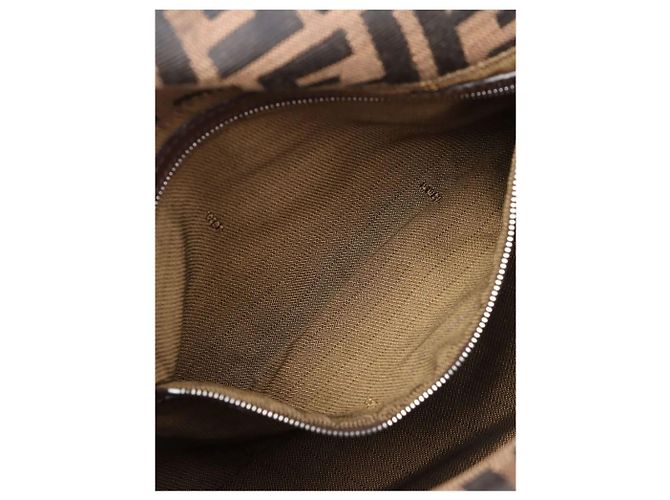 Fendi Borsa baguette Zucca Mamma marrone - vista 8