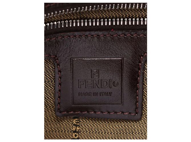 Fendi Borsa baguette Zucca Mamma marrone - vista 9