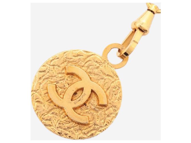 Chanel Cintura con catena Coco Mark 1982 beige e oro - vista 2