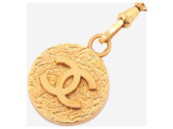 Chanel Cintura con catena Coco Mark 1982 beige e oro - vista 3