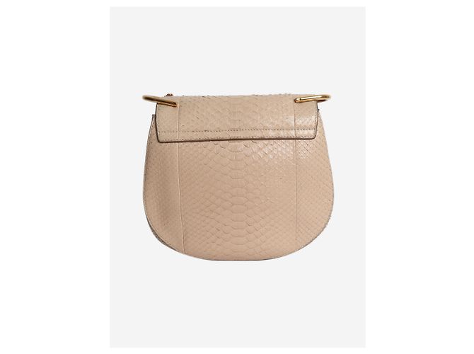 Chloé Bolsa de ombro Drew em Python neutro - vista 3
