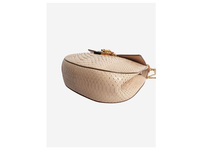 Chloé Bolsa de ombro Drew em Python neutro - vista 4