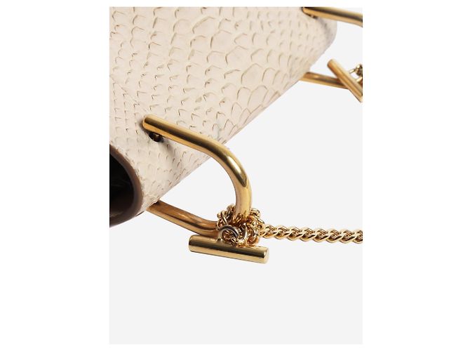 Chloé Bolsa de ombro Drew em Python neutro - vista 6